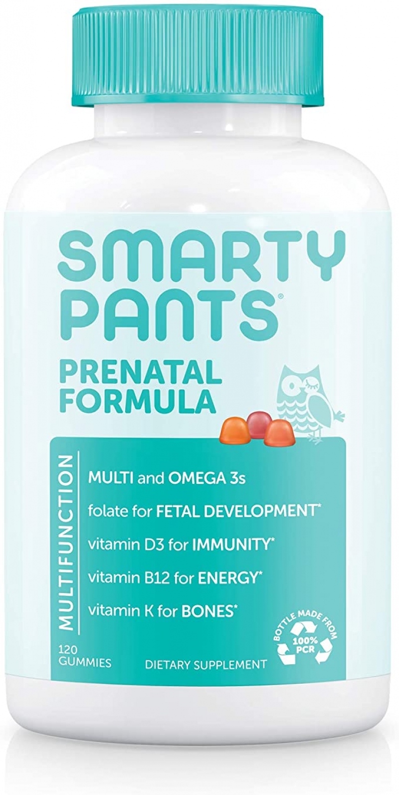 ihocon: SmartyPants Prenatal Formula Daily Gummy Multivitamin, 120 Count (30天份)孕婦綜合維他命軟糖