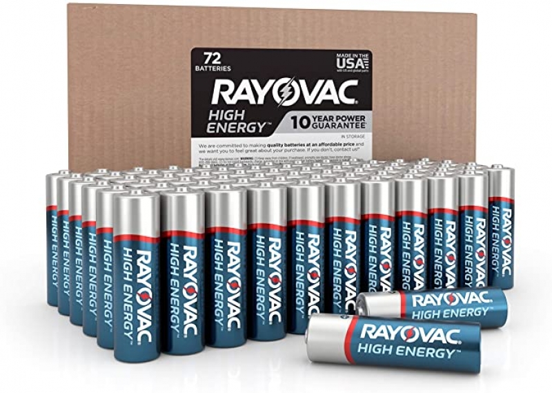 ihocon: Rayovac AA Batteries, Alkaline Double A Battery, 72 Count   電池