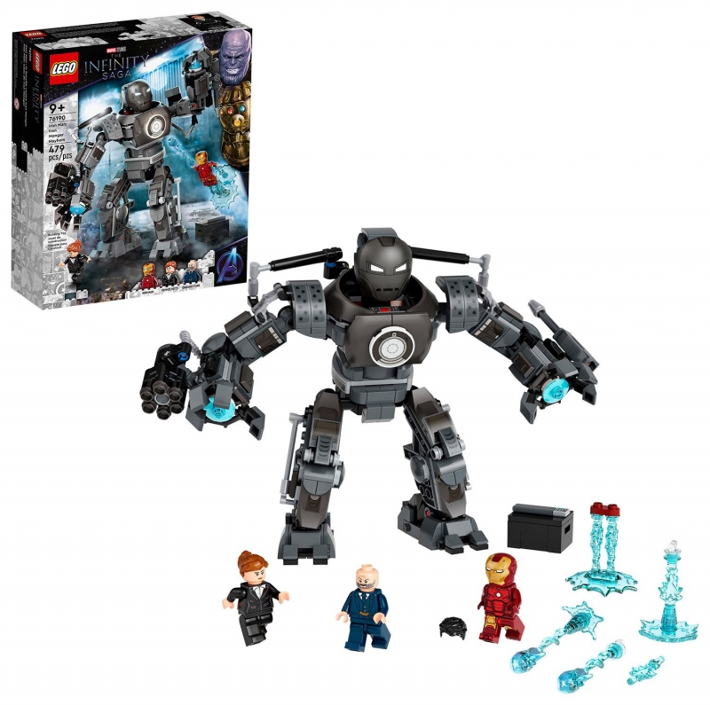 ihocon: 樂高積木LEGO Marvel Iron Man: Iron Monger Mayhem 76190 Building Kit (479 Pieces)