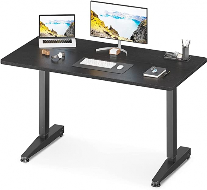ihocon: ODK Mobile Height Adjustable Standing Desk, 55 x 24 Pneumatic Airlift 可調高度站立式辦公桌, 氣動調高度,免插電