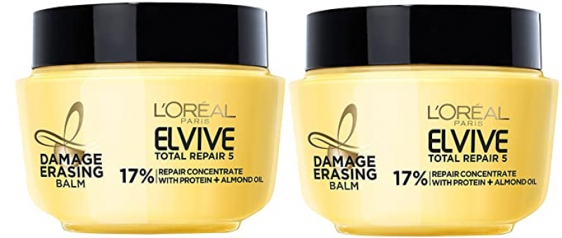 ihocon: L'Oreal Paris Hair Care Elvive Conditioning Hair Mask for Damaged Hair, 8.5 fl; oz, (Pack of 2) 護髮膜