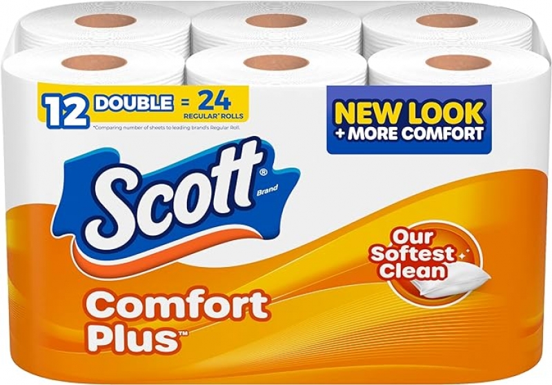 ihocon: Scott ComfortPlus Toilet Paper 衛生紙 12捲 Double Rolls