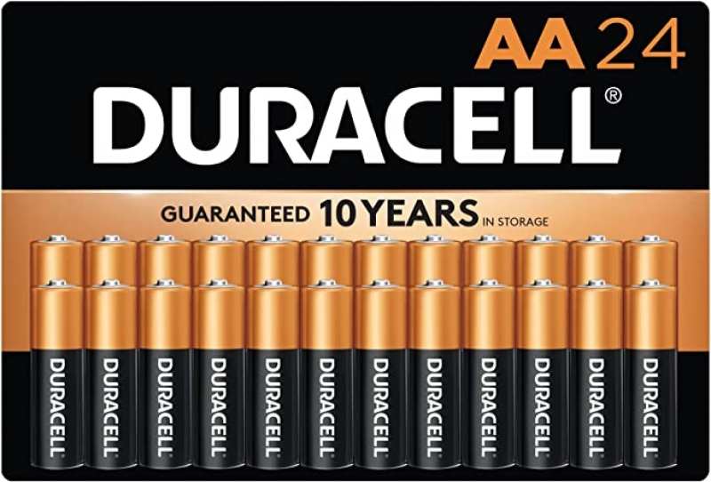 ihocon: Duracell CopperTop AA Alkaline Batteries - long lasting, 24 Count  電池