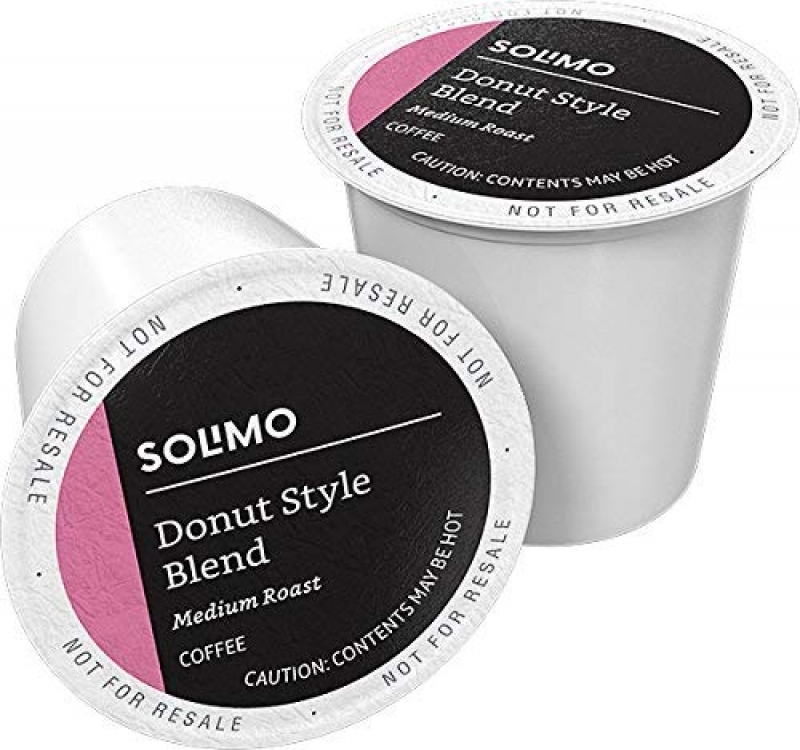ihocon: [Amazon自家品牌] Solimo Donut Style Coffee, Single Serve Cups 咖啡膠囊 100個