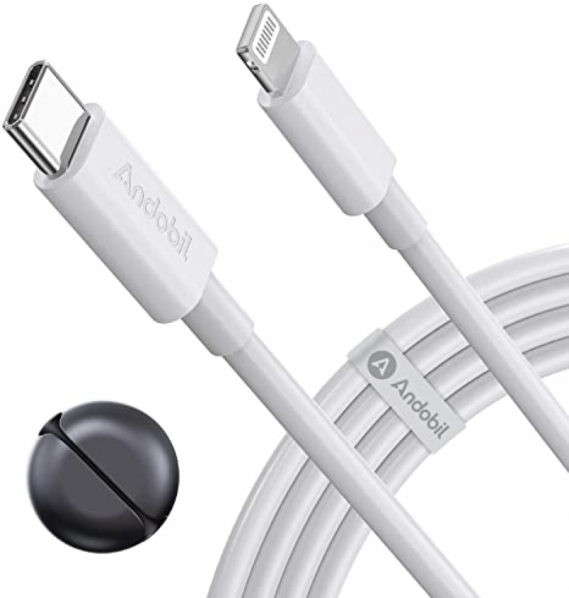 ihocon: Andobil Original USB C to Lightning Cable 3FT [MFi Certified] 充電線