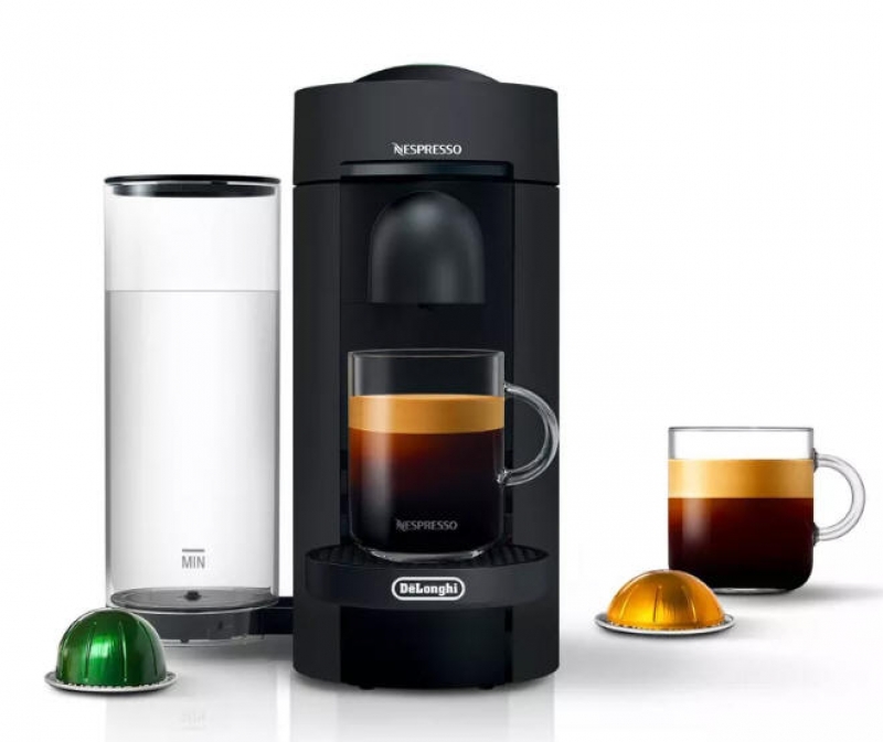 ihocon: Nespresso VertuoPlus Coffee Maker and Espresso Machine by DeLonghi Black Matte 濃縮膠囊咖啡機