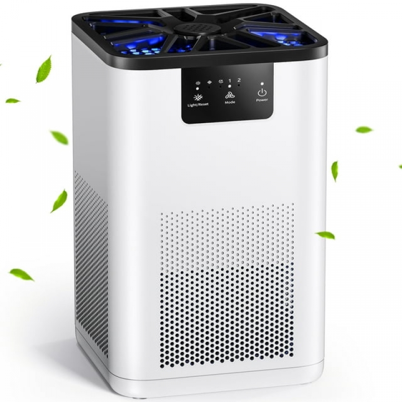 ihocon: ALROCKET Air Purifier, with H13 True HEPA Filter, Remove 99.9% Smoke Dust Allergies 空氣清淨機/空氣淨化器(適用up to 300 平方呎)