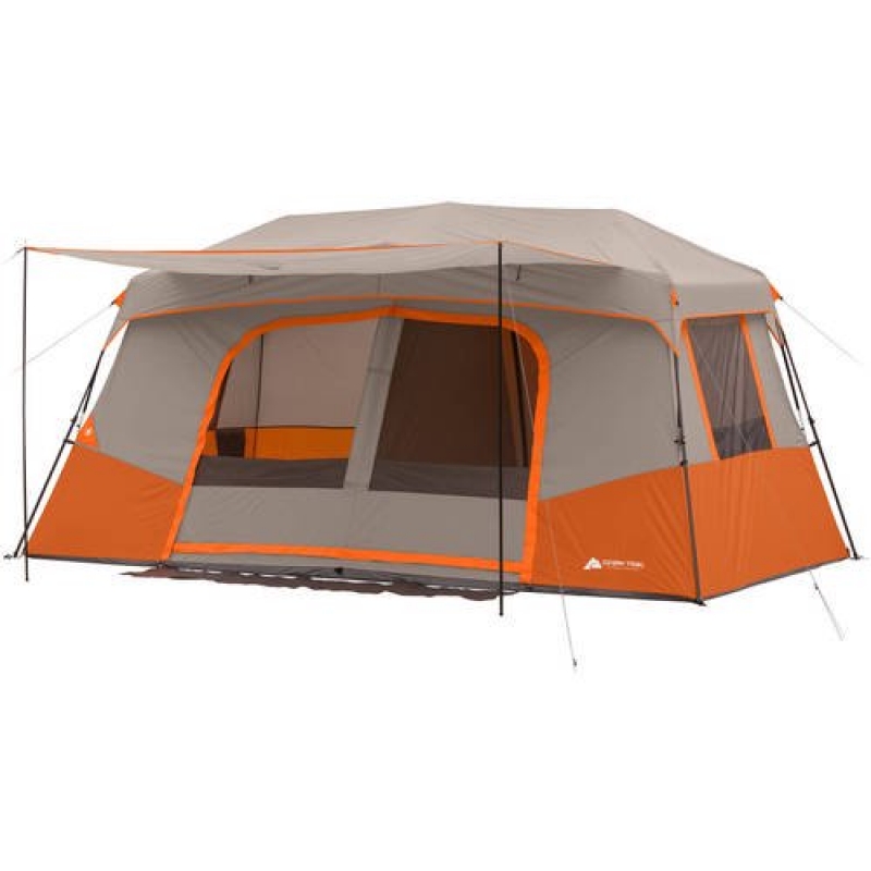 ihocon: Ozark Trail 11-Person Instant Cabin Tent with Private Room   快速搭建11人帳