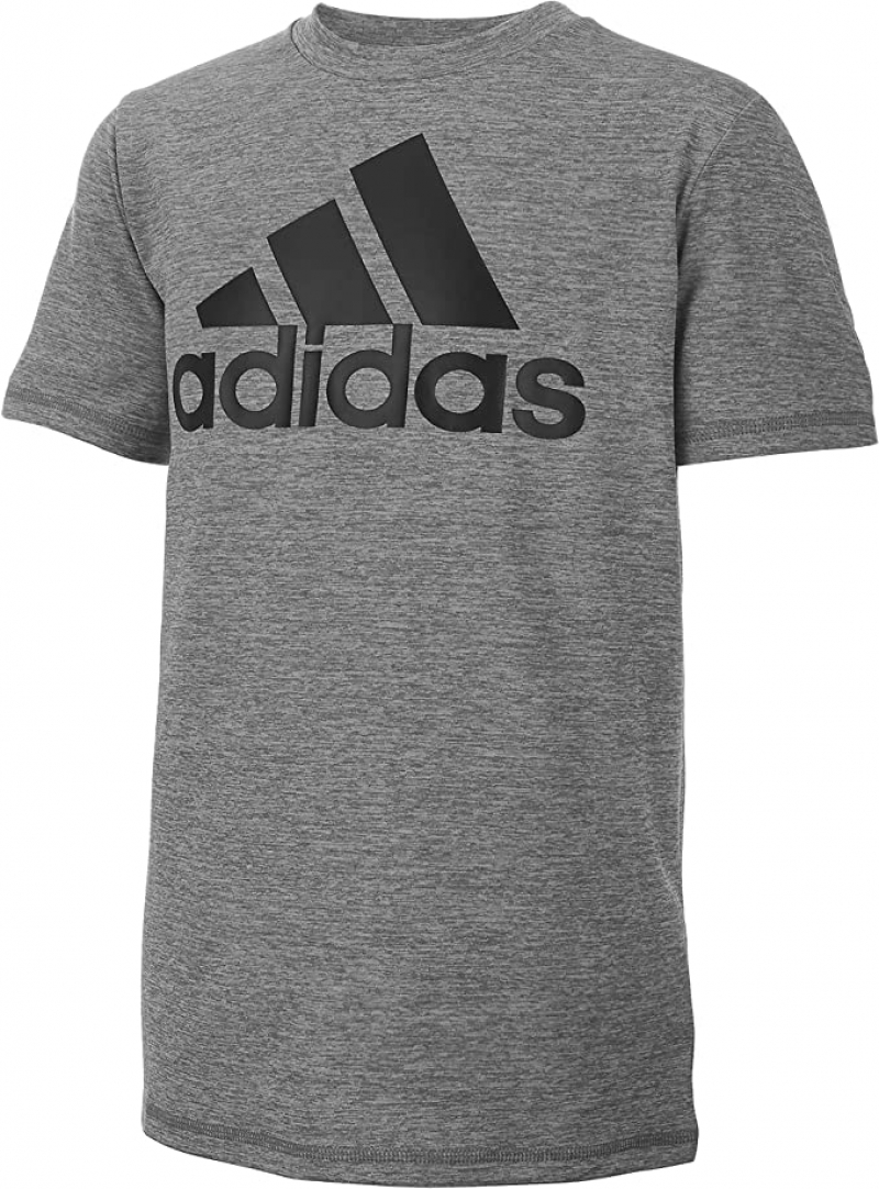 ihocon: adidas Boys' Short Sleeve Aeroready Performance Logo Tee T-Shirt 男童短袖衫