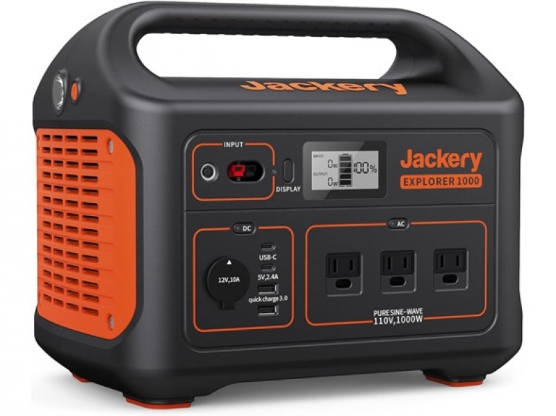 ihocon: Jackery Explorer 1000 Portable Power Station - 1002Wh Capacity with 3x1000W AC Outlets 便攜儲電器/行動電源