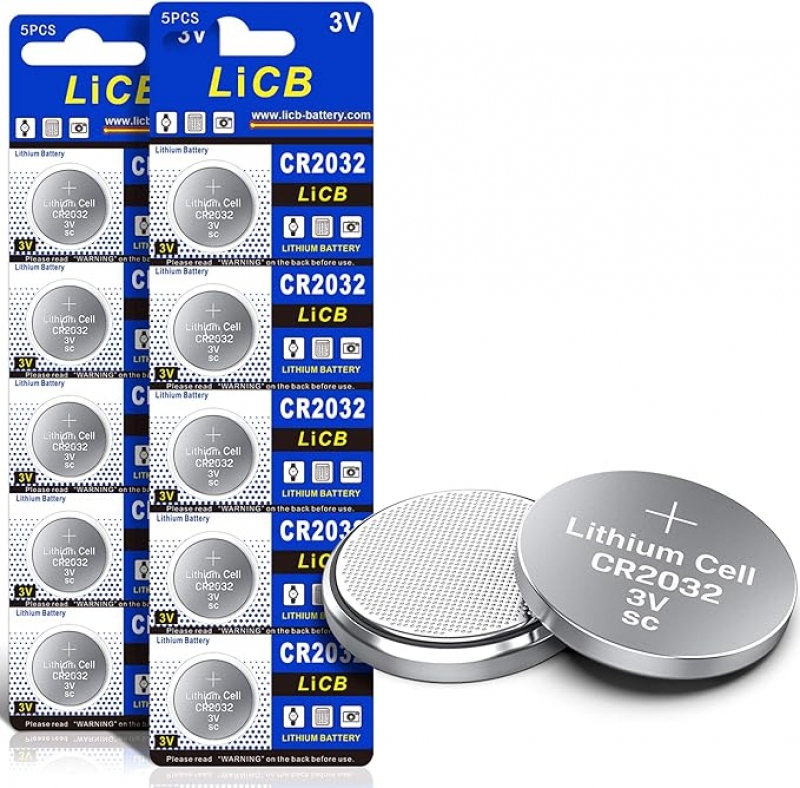 ihocon: LiCB CR2032 3V Lithium Battery 电池10粒