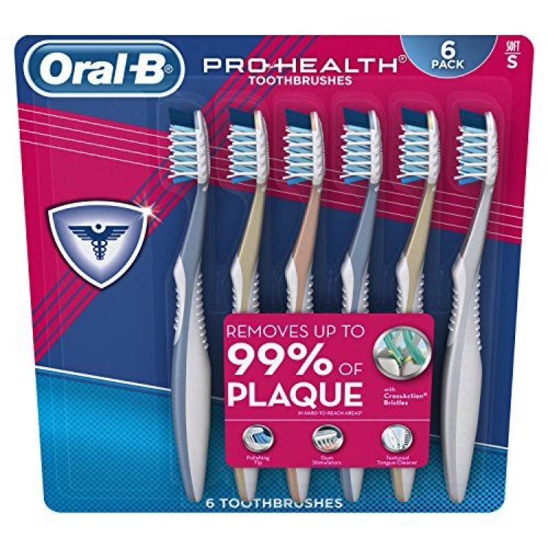 ihocon: Oral-B Pro Health All In One Soft Toothbrushes 牙刷6支