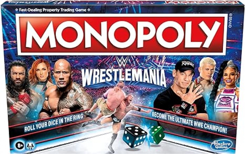 ihocon: Hasbro Gaming Monopoly: Wrestlemania Edition 大富翁