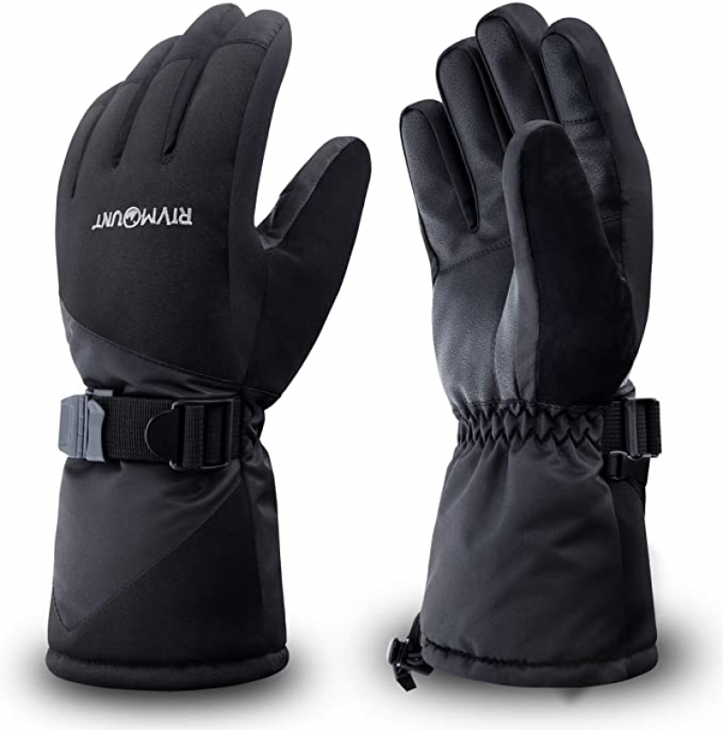 ihocon: [男, 女均適用] RIVMOUNT Ski Gloves Men Women Snow Waterproof Insulated Touchscreen 觸控螢幕防水保暖手套
