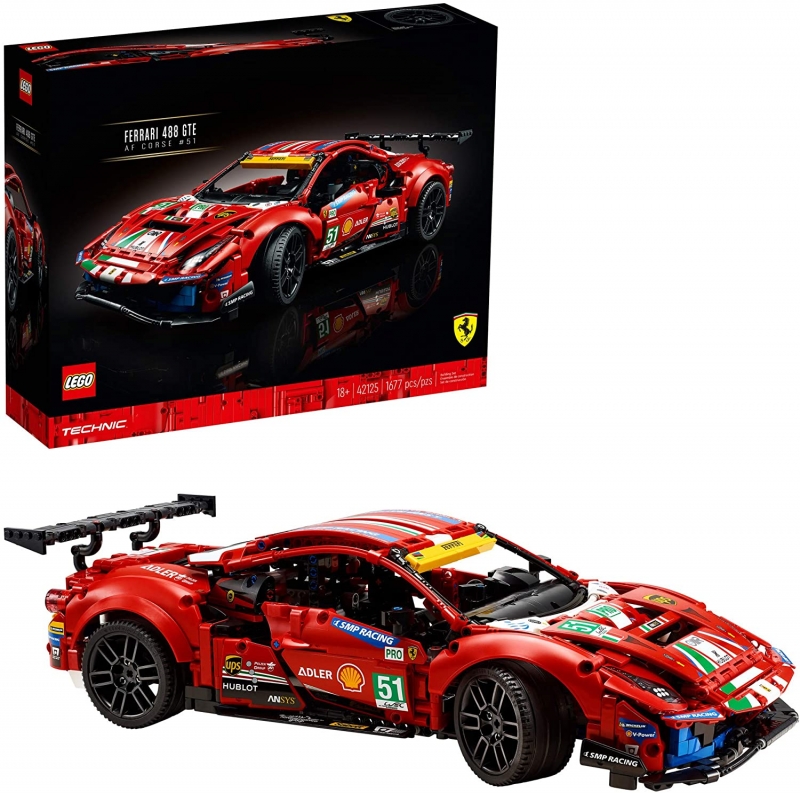 ihocon: LEGO Technic: Ferrari 488 GTE “AF Corse #51” Car Set (42125) 法拉利