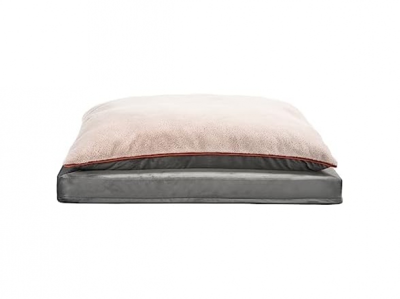 ihocon: [Amazon自家品牌]Amazon Basics Plush Orthopedic Pillow Dog Pet Bed with Removable Cover, Large or XL 狗床