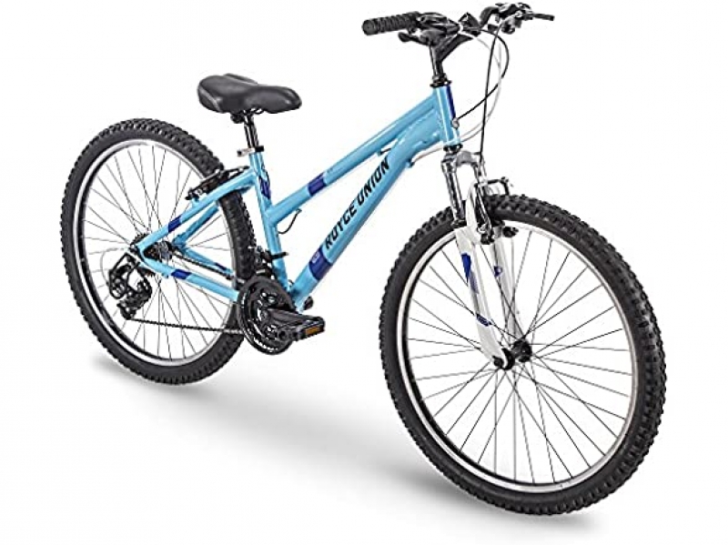 ihocon: ROYCE UNION RTT 26 Inch Womens 21-Speed Mountain Bike, 15 Inch Aluminum Frame, Trigger Shift, Sky Blue (76418)    26 吋女士 21段速越野自行车
