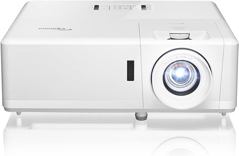 ihocon: Optoma UHZ50 Smart 4K UHD Laser Home Theater Projector | 3000 Lumens | HDR Adjustment Options | Cinematic Color | Flexible Installation 1.3x Zoom & Vertical Lens Shift | Works with Alexa & Google  超高清雷射家庭劇院投影機