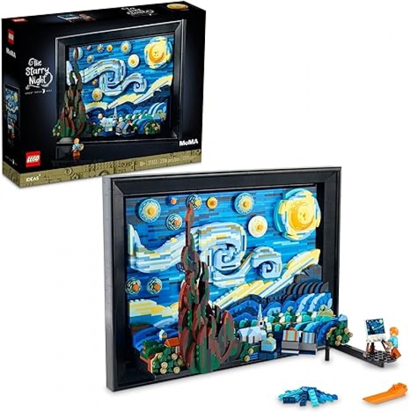 ihocon: 樂高積木LEGO Ideas Vincent Van Gogh The Starry Night 21333 森梵谷畫作(2,316 pieces)