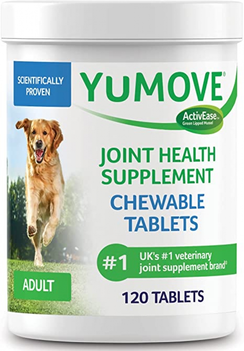 ihocon: YuMOVE Adult Dog Tablets | Hip and Joint Supplement, 120 Tablets  成狗關節保健品