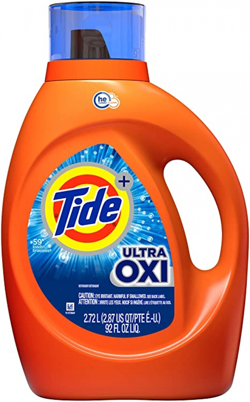 ihocon: Tide Ultra Oxi Liquid Laundry Detergent Soap, High Efficiency (HE), 59 Loads    洗衣精
