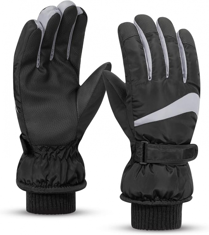 ihocon: LUVNFUN Kids Snow Gloves for Cold Weather Thinsulate Cotton Warm Waterproof Ski Winter Gloves for Boys and Girls  兒童防水手套-多色可選