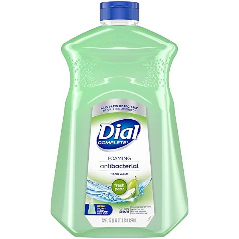 ihocon: Dial Complete Antibacterial Foaming Hand Soap, Fresh Pear, 52 Ounce Refill 泡沫洗手皂補充液