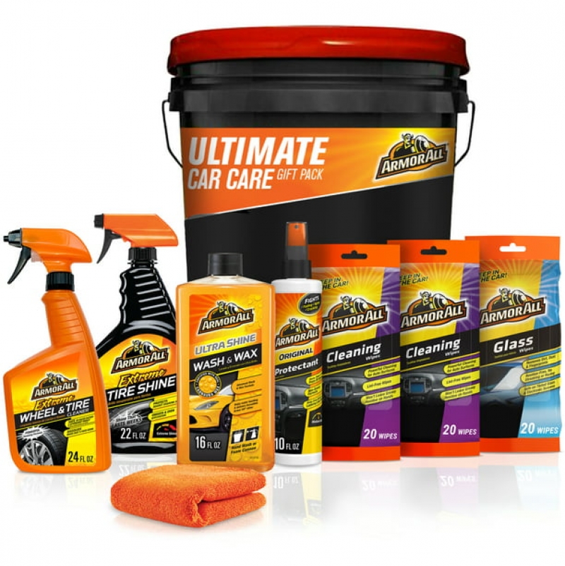 ihocon: Armor All Ultimate Car Care Gift Set, Auto Cleaners, 10-Pieces 汽車清潔用品套裝