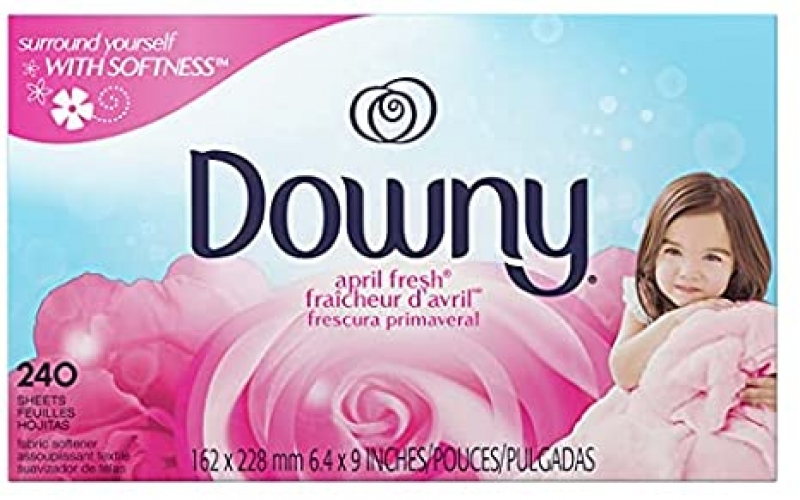 ihocon: Downy Fabric Softener Dryer Sheets, April Fresh, 240 count 衣物柔軟烘衣紙