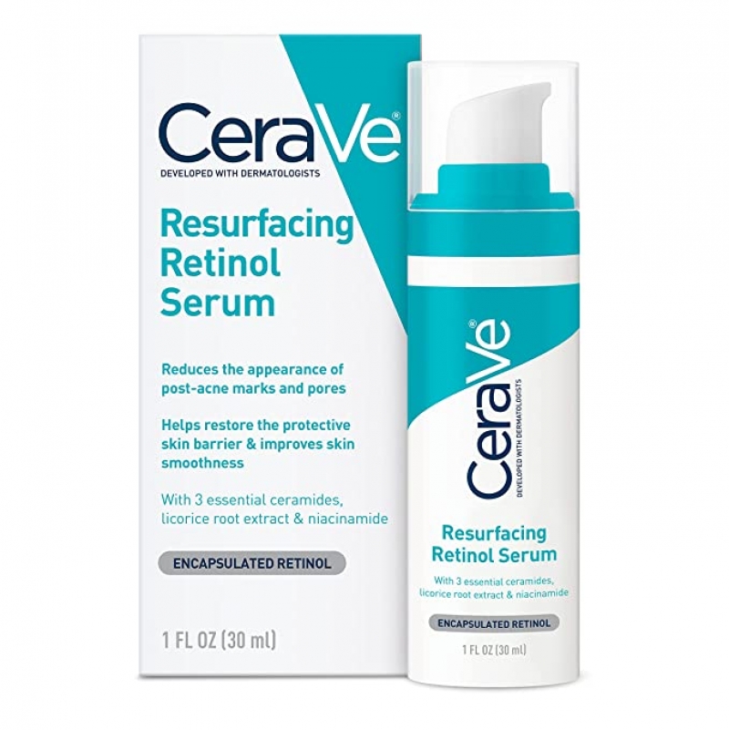 ihocon: CeraVe Retinol Serum for Post-Acne Marks and Skin Texture, 1 Oz  視黃醇精華(去痘疤及除皺