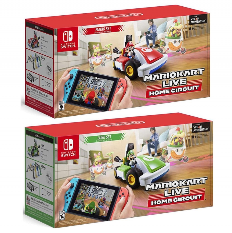 ihocon: Nintendo Mario Kart Live: Home Circuit Nintendo Switch Luigi Set Edition