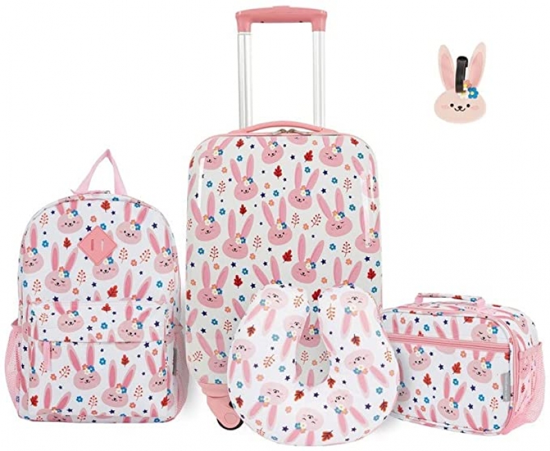 ihocon: Travelers Club Kids' 5 Piece Luggage Travel Set 兒童 5件式行李箱