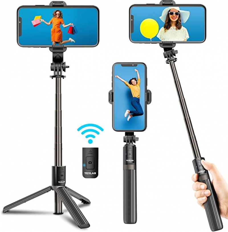 ihocon: Texlar Selfie Stick Tripod with Remote 自拍杆/三腳架