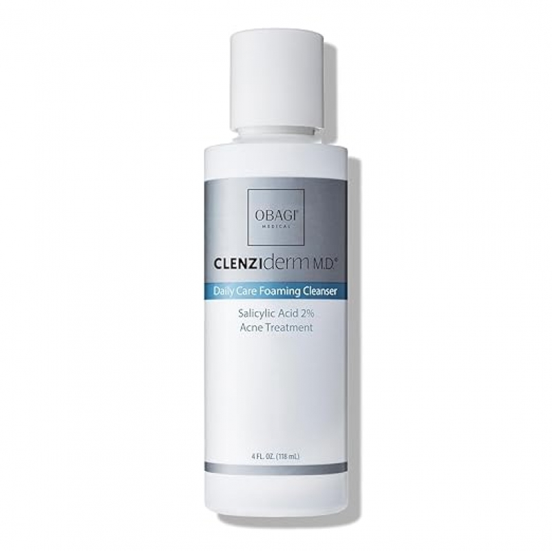 ihocon: Obagi CLENZIderm M.D. Daily Care Foaming Acne Cleanser – Acne Treatment with 2% Salicylic Acid (BHA)青春痘洗面乳 4 oz