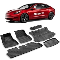 ihocon: [Tesla Model 3适用] Spurtar Floor Mats 汽车地垫