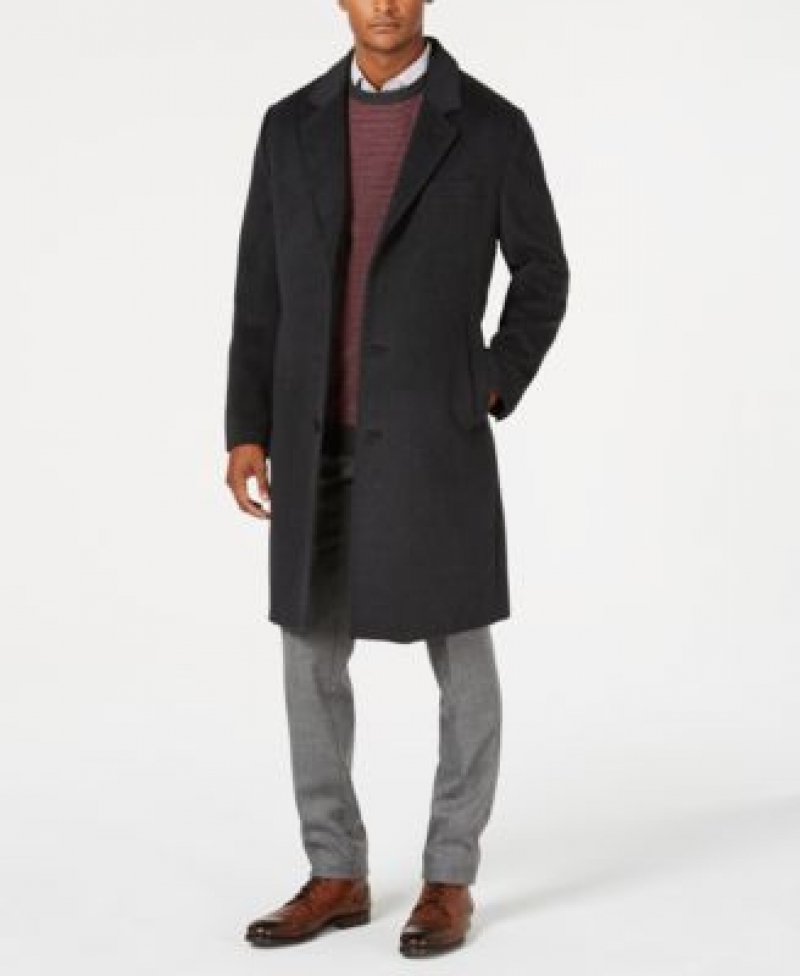 ihocon: London Fog Signature Wool-Blend Overcoat 男士羊毛混紡大衣-多色可選
