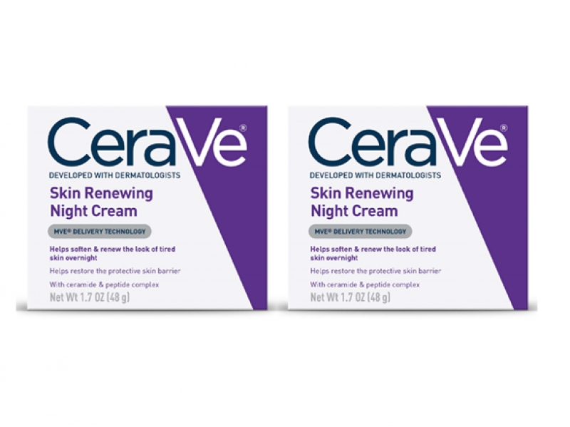 ihocon: CeraVe Skin Renewing Night Cream 晚霜 1.7 Ounce, 2瓶