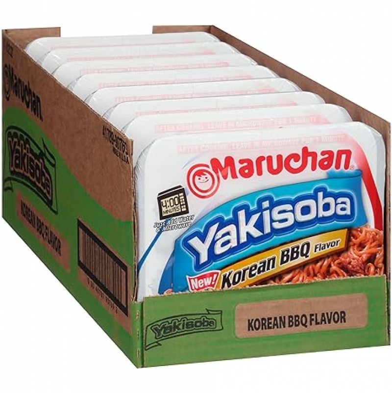 ihocon: Maruchan Yakisoba Korean BBQ flavor, 4.12 Oz, Pack of 8 韩国烧烤速食面 8碗