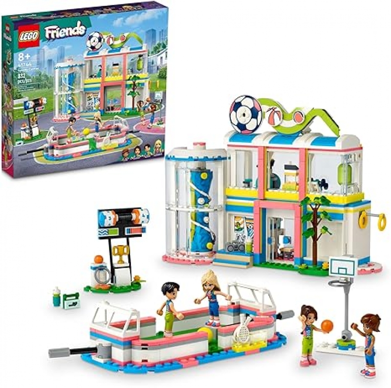 ihocon: 乐高积木LEGO Friends Sports Center 41744 Building Toy Set运动中心(832 pieces)