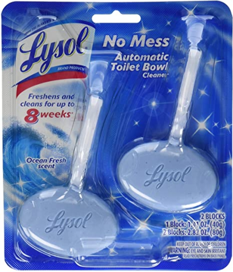 ihocon: LYSOL No Mess Automatic Toilet Bowl Cleaner, Ocean Fresh Scent 2 ea 吊掛式馬桶自動清潔劑 2個