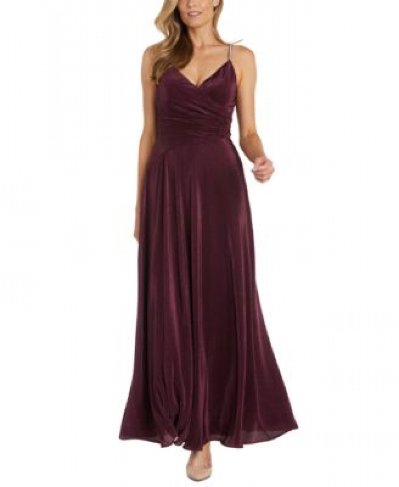 ihocon: Nightway Women's Rhinestone-Strap Gown  女士水钻吊带礼服