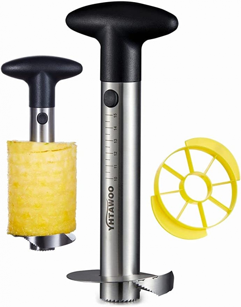 ihocon: Yhtawoo Pineapple Corer and Slicer, Stainless Steel 不銹鋼鳳梨切片器