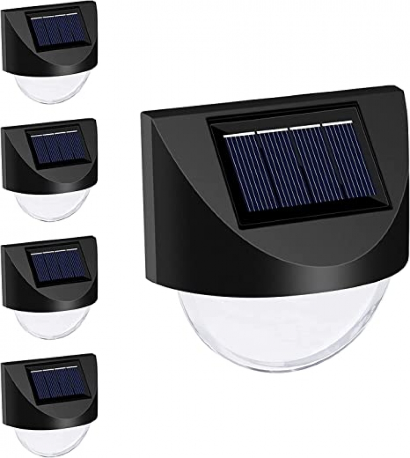ihocon: Yyoulli 4Pack Solar Fence Lights Outdoor太陽能庭園燈4盞