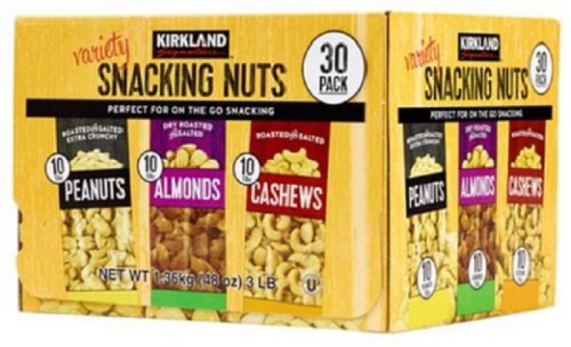 ihocon: Kirkland Signature Variety Snacking Nuts, 3.0 lb-30 Count 綜合堅果30包, 總重3磅