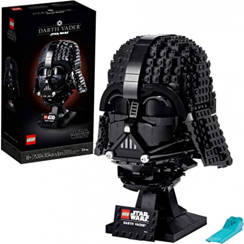 ihocon: [2021新款] 樂高星球大戰LEGO Star Wars Darth Vader Helmet 75304 Collectible Building Toy, New 2021 (834 Pieces)
